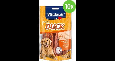 Vitakraft DUCK vleesstrips eend - hondensnack - 10 verpakkingen