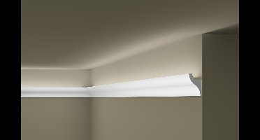 NMC Wallstyl Kroonlijst IL3 - Plafondlijst - Verlichtingsprofiel - Sierlijst - Lengte 2 m