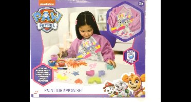 Paw Patrol Vingerverfset met Schort - Roze - Skye