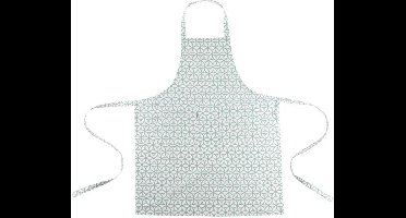 Katoenen Schort met Print Mint