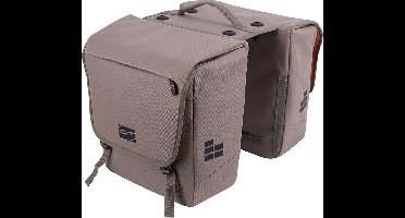 Contec Via Tour Dubbele Fietstas – Desert - Met Racktime Snap-IT Adapter - 32L