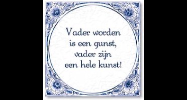 Tegels delfts blauw - Vader worden