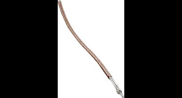 BKL Electronic 1511006/50 Coaxkabel Buitendiameter: 1.80 mm RG178 B/U 50 Ω Transparant 50 m