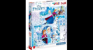 Clementoni Frozen Puzzel 2x20