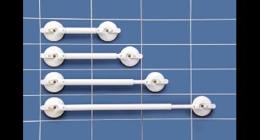 Mobeli - Mobeli verstelbare wandbeugel met zuignap