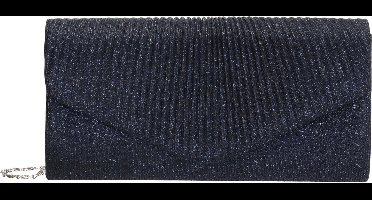 No label Multi leer Clutch/avondtasje - Dames Tas - Blauw