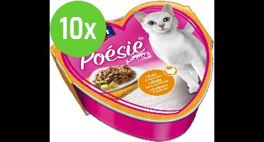 10x Vitakraft Poésie kalkoen & kaas sauce, 85 gram