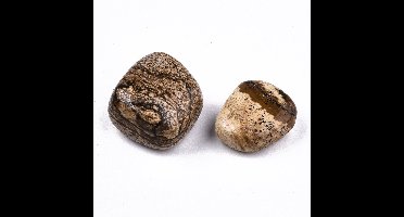 Sattva Rocks | AARDEN Landschapsjaspis trommelsteen, edelstenen. 3 Stuks in een kado zakje (±22-30mm)