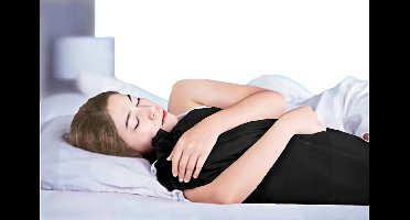 Guling Bantal Pollo Hypoallergeen Katoen Zwarte Losse Gulinghoes 95cm met strik sluiting||Geef je Guling een nieuw leven||Perfecte Pasvorm||Hygiënisch & Duurzaam || Strik sluiting– Wasbare Hoes | Lichaamskussen|Body pillow,Vegan [LET OP ALLEEN HOES]#