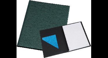 Rillstab Schrijfmap Incl. Gelinieerd A4 Slimbloc Faro Gewolkt Groen