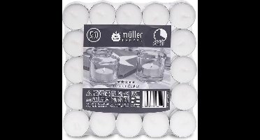 Müller Theelichtjes 4u - 50 Stuks