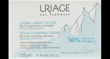 Uriage Thermaal water creme lavante solide 125 Gram