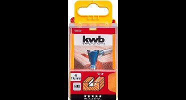 KWB - Profielfrees schacht 8mm - HM - Zwaluwstaartfrees 14mm