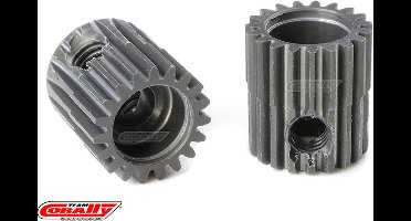 Team Corally - 64 DP Motortandwiel - Kort - Hard geanodiseerd AL7075 - 19 Tanden - Motoras dia. 3.17mm