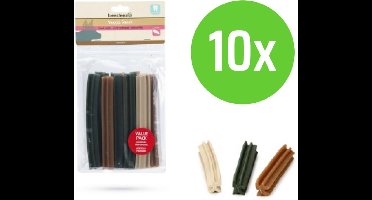 Beeztees Veggie Staaf Mix Voordeel 500 gram 18 cm - hondensnack - 10 zakken