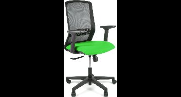 Linea Tekna 01 - Bureaustoel - Ergonomisch EN1335 - Multi verstelbaar- Zwart/Groen