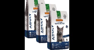 Bf Ncf Adult - Fit - Kattenvoer - 3 x Kip Vis Zalm 1.5 kg