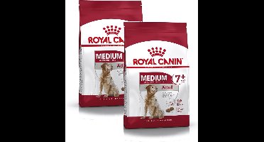 Royal Canin Medium Adult 7+ - Hondenvoer - 2 x 4 kg