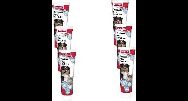 Beaphar Tandpasta - Gebitsverzorging - 6 x Lever 100 g
