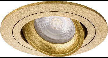 Premium Inbouwspot Warmglow Markos Goud Ronde spot Philips Warm Glow Met Philips LED