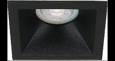 LED inbouwspot Liam -Verdiept Zwart -Extra Warm Wit -Dimbaar -3W -Philips LED