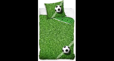 Carbotex Dekbedovertrek Soccer Junior 140 X 200 Cm Katoen