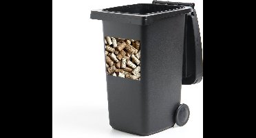 Container sticker Een grote hoeveelheid kurken - 40x40 cm - Kliko sticker