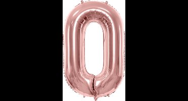 Cijfer 0 (86 cm) - Rosé Goud