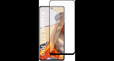 Screenprotector geschikt voor Xiaomi Mi 11T Pro - Beschermglas Full - Glas Screen Protector