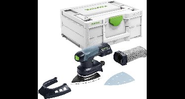 Festool DTSC 400-Basic 18V Li-Ion accu deltaschuurmachine body in systainer - 100x150mm - koolborstelloos