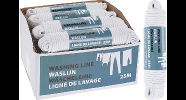 Soellaart 25 Meter Waslijn Wit