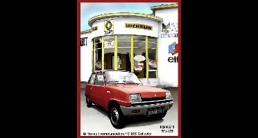 blikken wandbord Renault 5 michelin 15x21 cm
