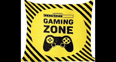 Sierkussens - Kussentjes Woonkamer - 50x50 cm - Gaming - Quotes - Controller - Gaming zone - Game
