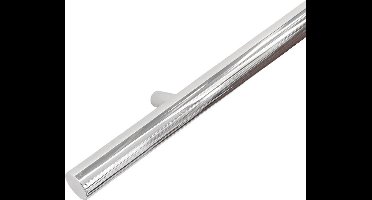 RVS Gepolijst design trapleuning 170 cm met 2 houders