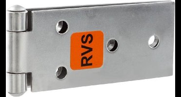 Starx scharnier met vaste pen - 32 x 140 mm - RVS - 2 stuks