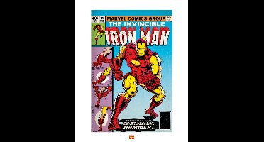 Poster - Iron Man - 50 X 40 Cm - Multicolor