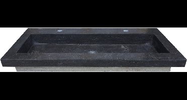 Bally Hardsteen Wastafel Enkel Met 2 Kraangaten 120x46x5cm