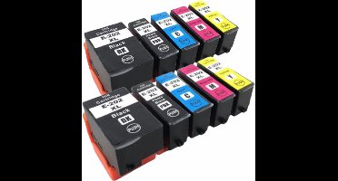 MediaHolland - Huismerk Inkt Cartridges voor Epson 202XL Printers - Set van 10 Stuks - 4 Kleuren - Epson Inktpatronen, Cartridge