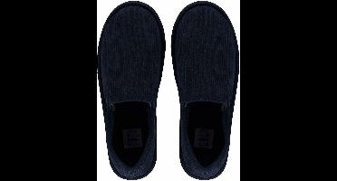 Pantoffels Heren - Sloffen - Rib - Blauw - Maat - 41/42