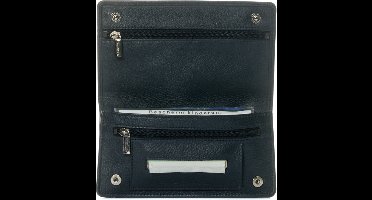 LeonDesign - Tabak etui - 100% leer - Donkerblauw - Handgemaakte Shag etui