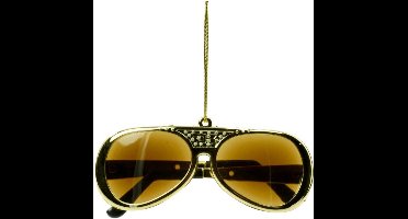 Kurt S. Adler Elvis Presley Gouden Zonnebril Kerst Ornament