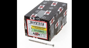 Kelfort Vlonderschroef platverzonken kop RVS A2 T25 5.0 x 90/60mm