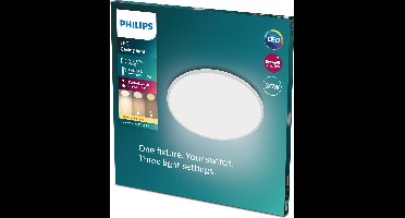 Philips SuperSlim plafonnière - wit - groot - warmwit licht - 36 W