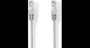 Nedis CAT5e Netwerkkabel - U/UTP - RJ45 Male - RJ45 Male - 0.50 m - Rond - PVC - Grijs - Label