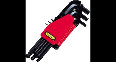 STANLEY 0-69-256 Bolzeskantsleutelset - 9 Dlg 1,5 - 10mm
