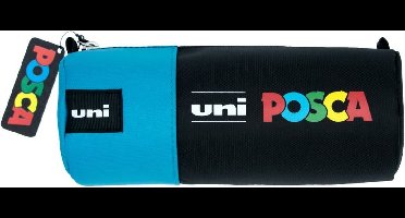 Posca Tekenetui - Etui voor Posca stiften en pennen - Blauw / Zwart