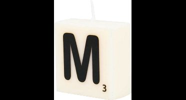 Letter Kaarsje - M