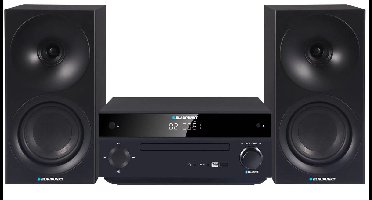 Blaupunkt Stereo set, vermogen 150 W, FM-radio, AUX-aansluiting en USB-aansluiting, Bluetooth, HDMI-ingang, wekker, LED-display, kleur zwart, MS30.02BT
