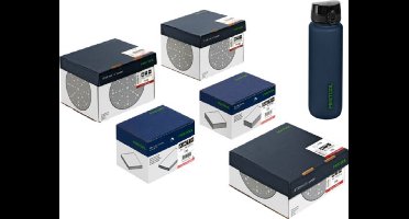 Festool 578132 Schuurmateriaal Granat D150 GR-SP P schuurset P80-120-180 236-delig