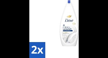 2 x Dove – Badcrème – Indulging Cream – 720 ml - Badcrème - Badcrème 720 Ml - Badcrème Voor Huid - Badcrème Voor Zintuigen - Zachte Reiniging